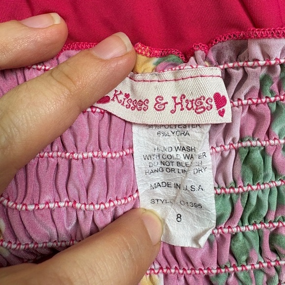 ⭐️GIRLS Halter Style Tropical Summer Dress Cover Up - Picture 4 of 5